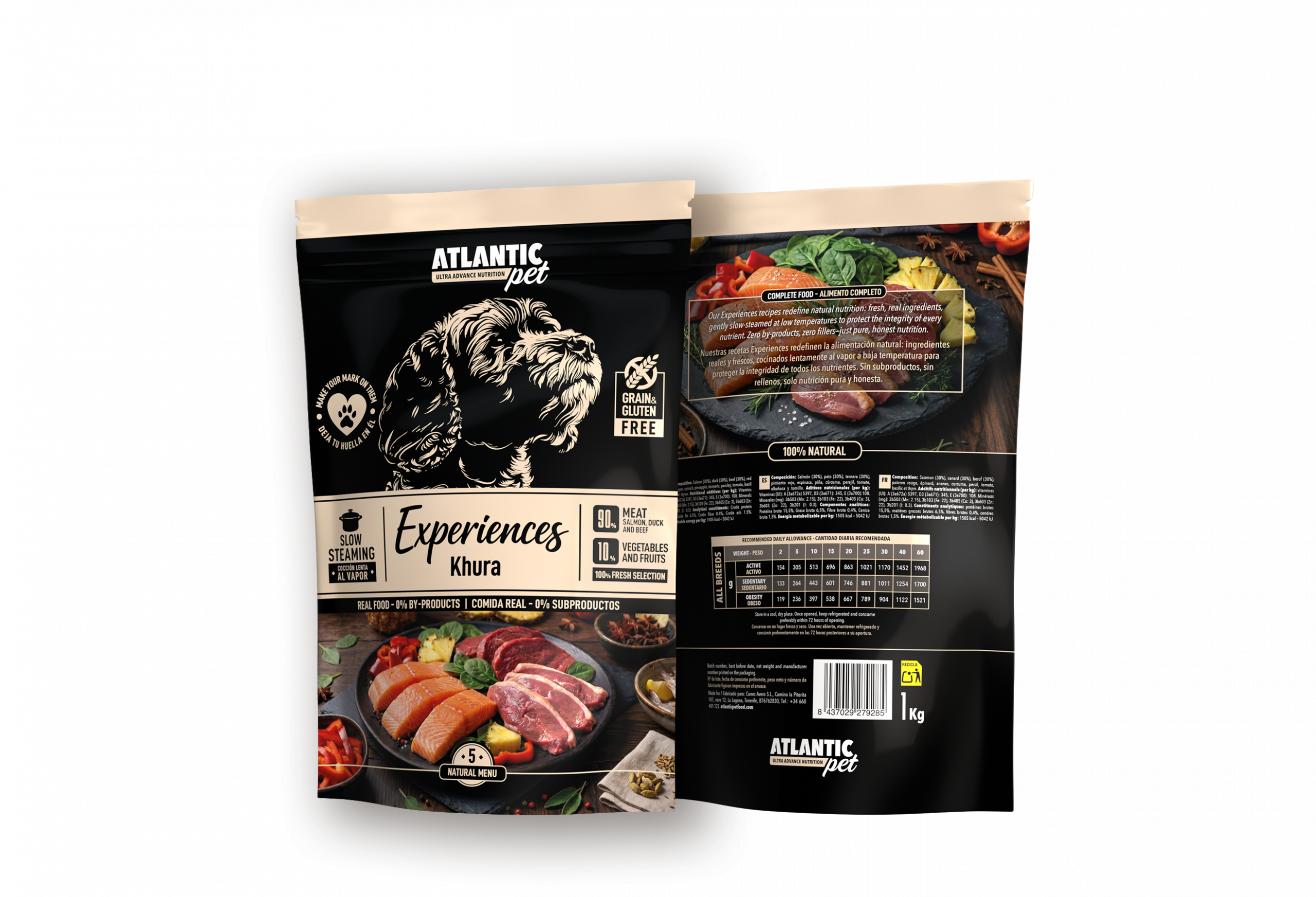 Khura Experiences & Salmón · Cordero · Ternera- Atlantic Pet